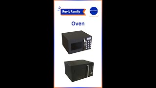 BIM-ready oven Revit families for modern kitchen projects.
