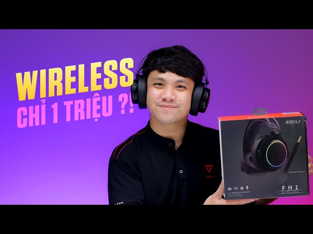 Tai nghe Wireless giá chỉ 1 triệu!!? ZIDLI FH1 Review