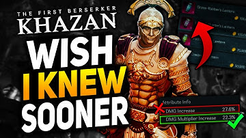 I Wish I Knew THIS Sooner in the First Berserker Khazan! (Tips & Tricks)