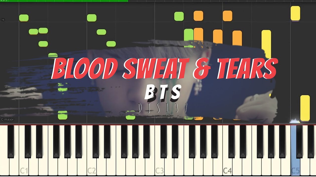 Bts Blood Sweat Tears Roblox Piano By Itsjustnoelle - blood sweat and tears roblox piano