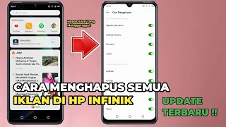 Cara Menghapus Iklan di Hp infinix | Blokir iklan di Hp infinix