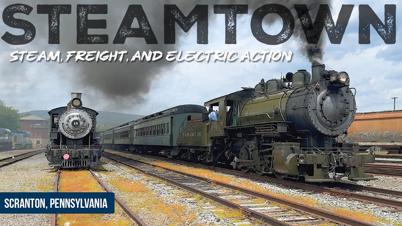 Trains and Trolleys at Steamtown National Historic Site