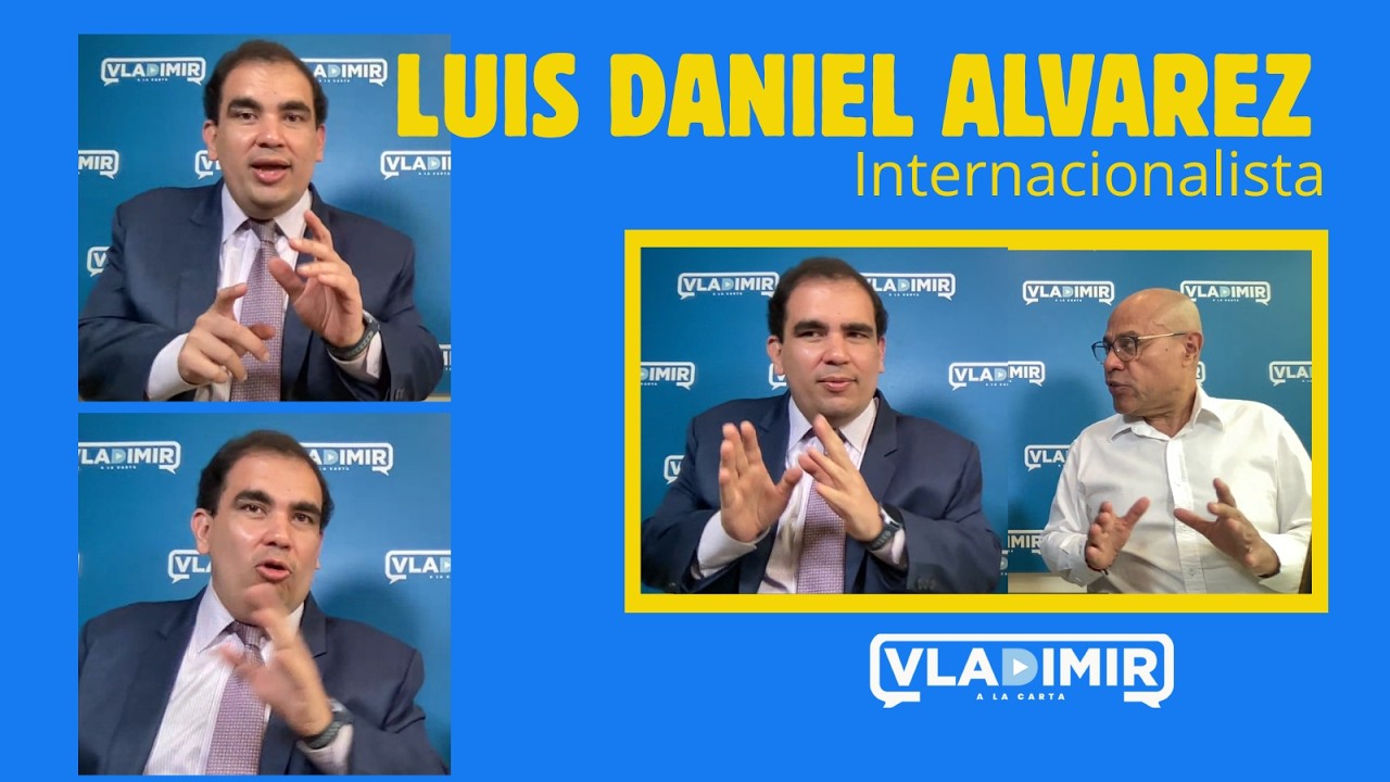 Vladimir a la carta con el profesor Luis Daniel Alvarez, internacionalista.