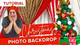 The PERFECT Christmas Photo Backdrop With Draping Hacks!