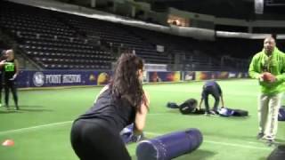 Jessica Hopkins - 2017 Seattle Mist Open Try Out - Legends Football League screenshot 5