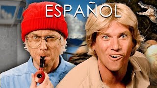 Jacques Cousteau Vs Steve Irwin - Erb Cover Español