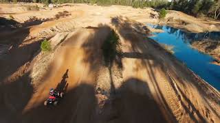 Jase Davis #33 at Decker's Training Facility #drone #motorcross #fpv