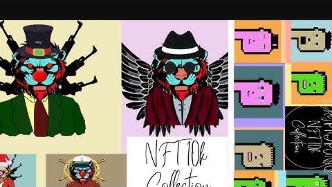 NFT art generate100,1k ,10k Collection of nfts