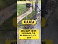 Karen Calls Cops Over Free Lawn Mowing (BIG MISTAKE)🚨#shorts  #lawncare #community #satisfying