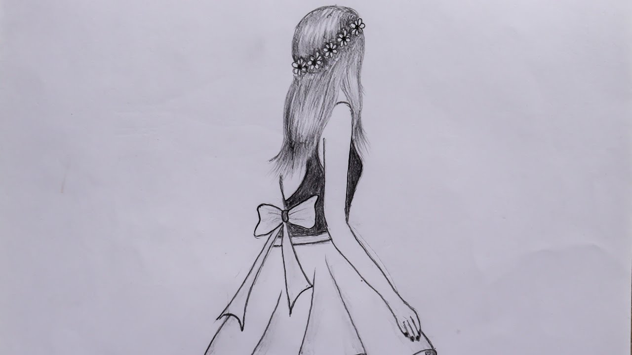 Barbie Pencil sketch YouTube