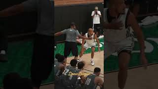 CRAZY SEQUENCE LEADS TO SPIN POST DUNK