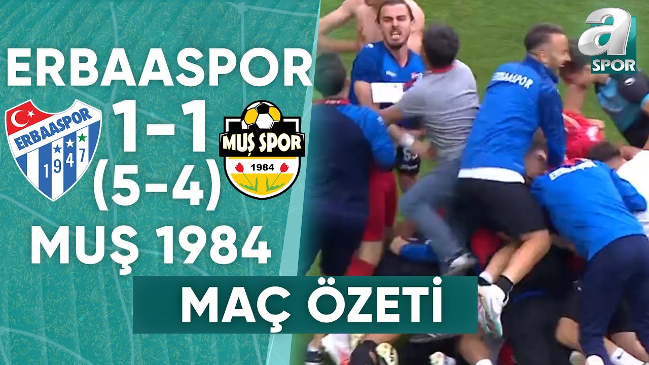 Erbaaspor 6-5 Muş 1984 Muşspor MAÇ ÖZETİ / TFF 3. Lig Play-Off Final Maçı / 26.05.2024