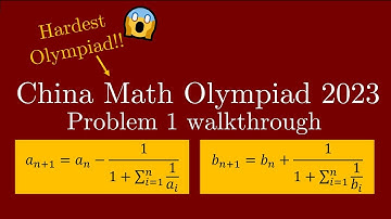 China Math Olympiad 2023 P1 - can a mere mortal solve it?