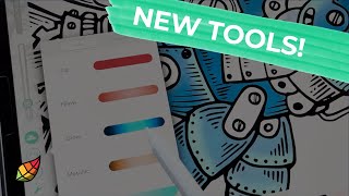Pigment 2.29 NEW TOOLS: Metallic Touch-Up Brush and Glow Fill | Digital Coloring screenshot 4