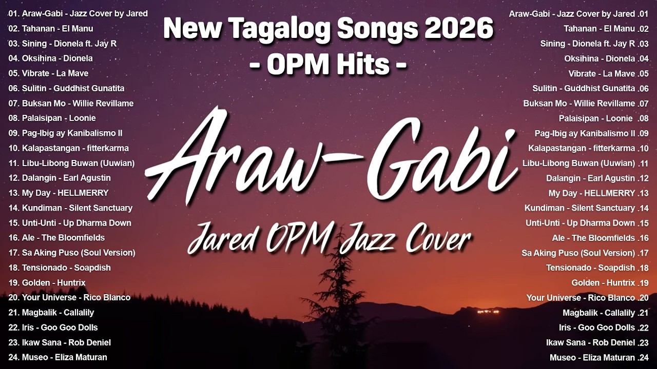 Araw-Gabi - Regine Velasquez (Jazz Cover by Jared) | Top OPM Tagalog Songs Philippines 2026 #viral