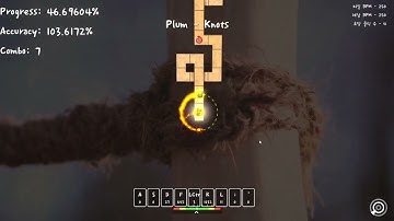 Plum - Knots (adofai custom) map by Editor AlriC