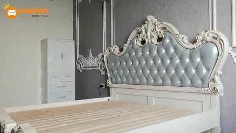 Hoàn thiện mẫu Giường ngủ tân cổ điển kiểu dáng quý tộc tại nhà chị Tươi - Tố Hữu