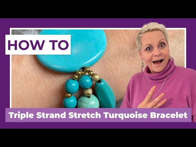 Gold Plated Triple Strand Stainless Steel Beaded Bracelet (16mm) -  Walmart.com
