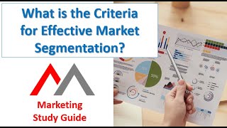 The Criteria for Effective Segmentation