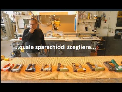 Come scegliere la sparachiodi pistola graffatrice sparapunti spilli  chiodatrici groppinatrici 