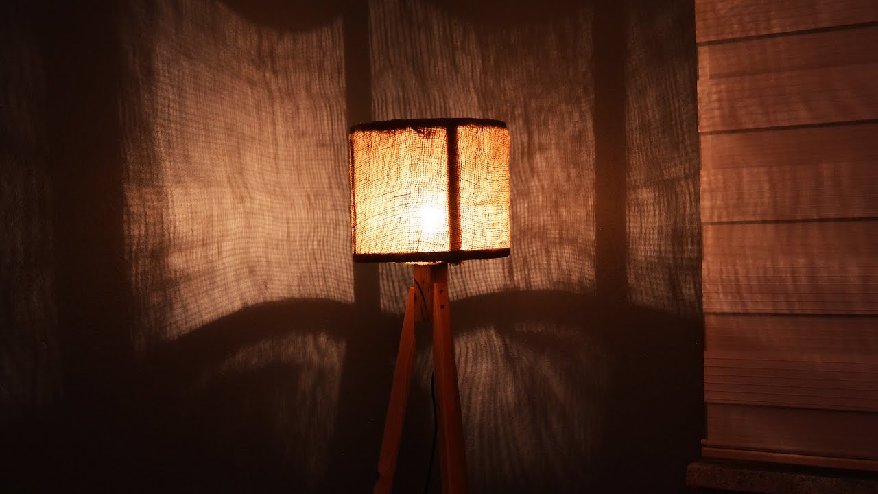 Lambader Yapımı / Floor Lamp Making / Ahşap Lambader Yapımı / Wooden Floor Lamp Making