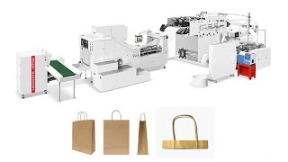 operation manual/instruction of square bottom paper bag machine