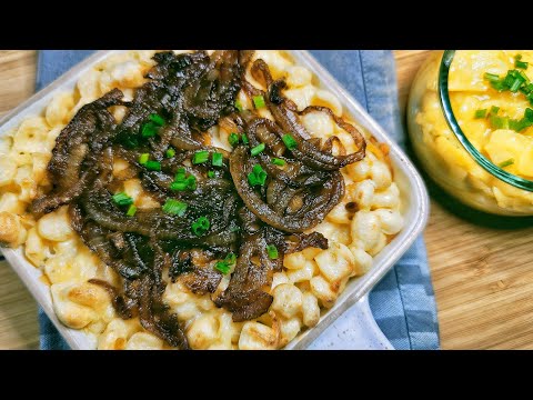 Käsespätzle (Knöpfe) - MyHomiePan | Rezept💚