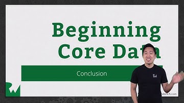 Conclusion - Beginning Core Data - raywenderlich.com