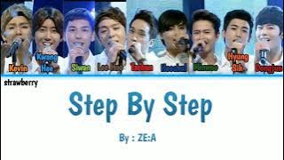 ZE:A (제국의아이돌) - Step By Step ( Colour Coded Lyrics Han/Rom/Eng )