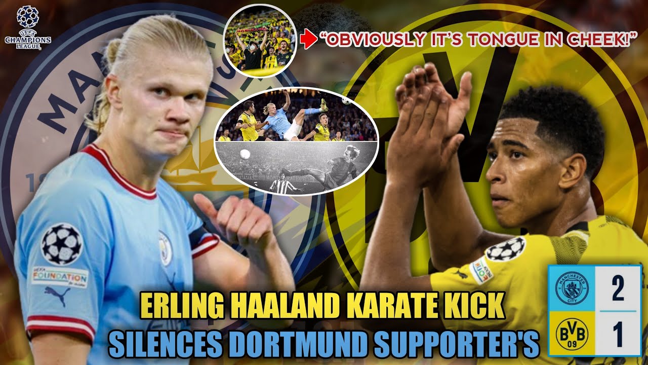 Erling Haaland hits back at Dortmund fans with a Johan Cruyfflike a