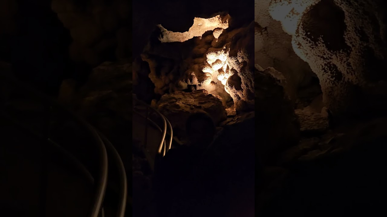 Jewel Cave National Monument near Custer, South Dakota. Nearly 300 feet below ground.