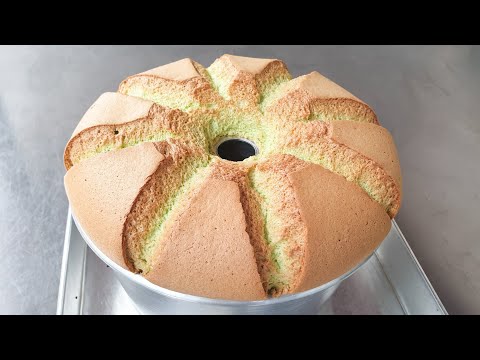 How To Make Chiffon Cake | Resep Chiffon Lembut Seperti Kapas | Chiffon Pandan
