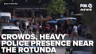LIVE: Heavy police presence near The Rotunda