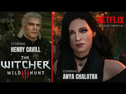 The Witcher 3 Netflix Starring Henry Cavill & Anya Chalotra