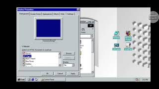 how to change wallpaper on windows 98
