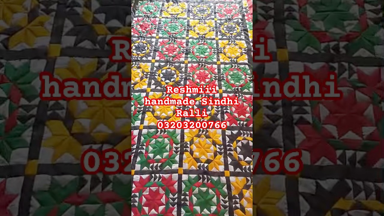Sindhi ralli handmade quilts 