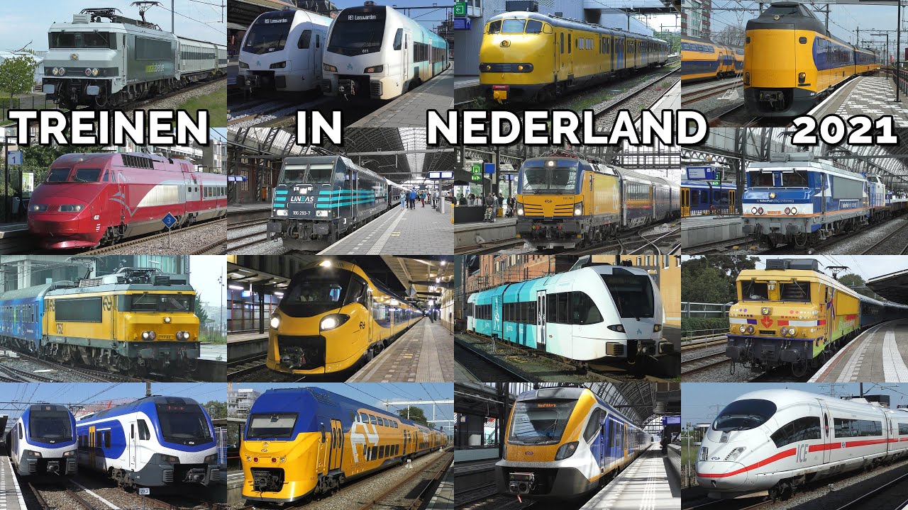 Treinen in Nederland 2021 - Trains in The Netherlands 2021
