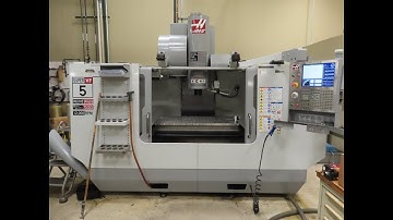 Haas VF-5SS CNC Vertical Machining Center with 4th Axis Control, Probing, Coolant, Chip Auger & More
