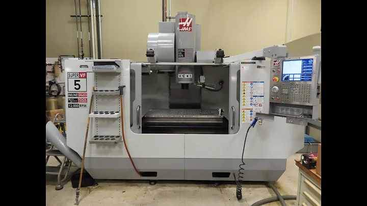 Haas VF-5SS CNC Vertical Machining Center with 4th Axis Control, Probing, Coolant, Chip Auger & More