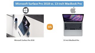 Microsoft Surface Pro 2018 vs MacBook Pro 13 inch