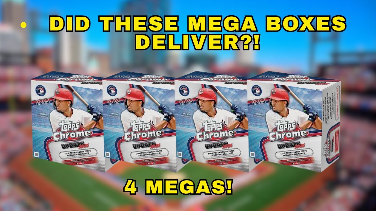 2025 Topps Chrom Update Mega Box Review - YouTube