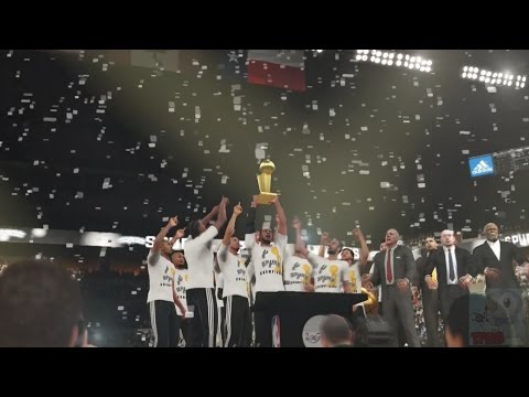 NBA 2K16 San Antonio Spurs Championship Celebration