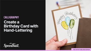 Create a Birthday Card with Hand-Lettering
