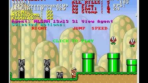 Mario AI Neural Network test 11