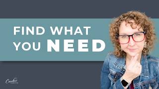 How to Find What You're Looking For