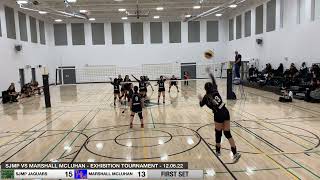 SJMP vs MARSHALL MCLUHAN EXHIBITION GAME - SET 1 - 12.06.22