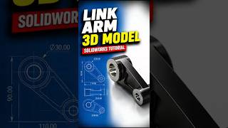 162 Link Arm #solidworks @needful3d