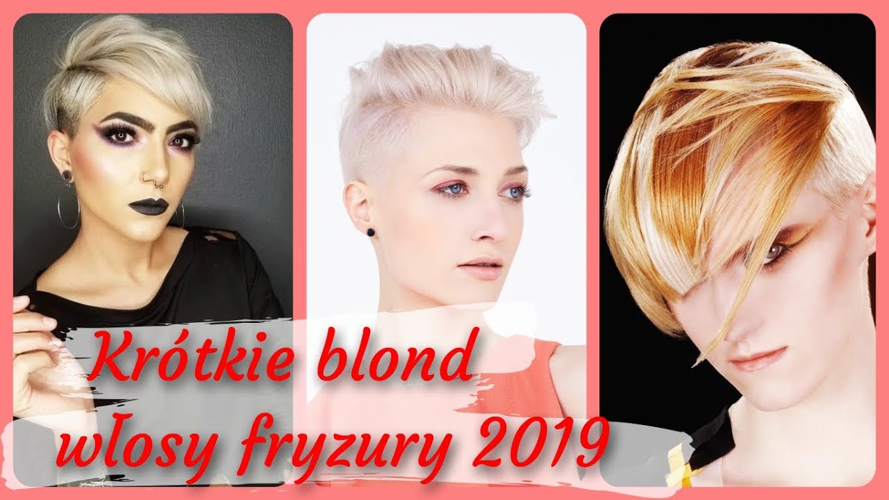 Ranking 20 Najlepszych Krótkie Blond Włosy Fryzury 2019 Youtube
