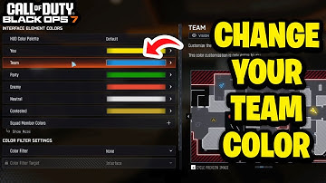 How to Change your Team Color in COD Black Ops 7 - Fastest Guide
