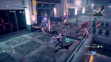 Astral Chain - File 2 Out of the Gate & Protect and Serve: Follow Trail & Protect Civilians (2019)
